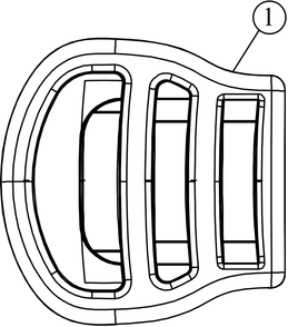 Height Adjustment Knob Diagram and Parts List for 12AVB2M5345 2021 Yard Machines Lawn Mower